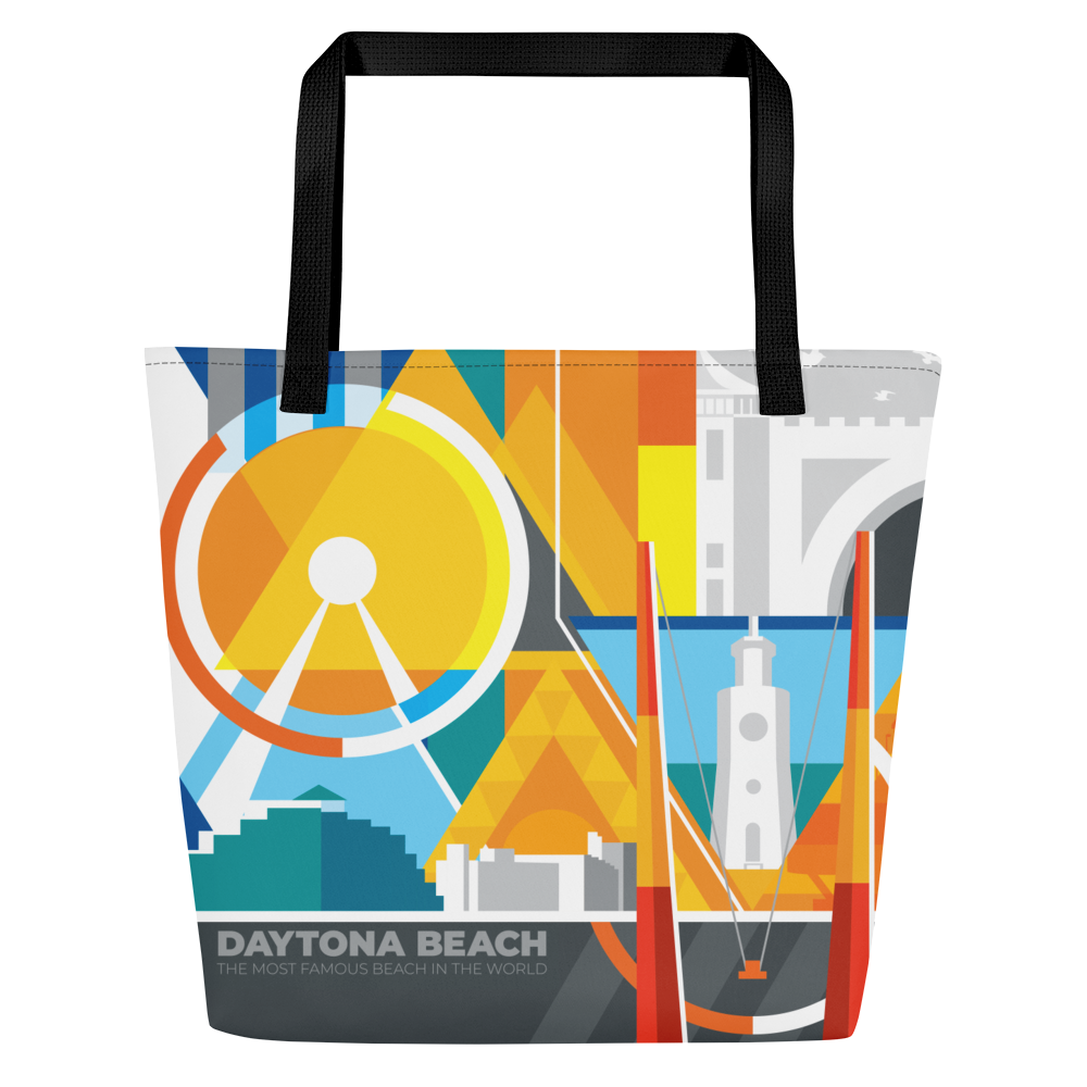 Huntington Beach Tote Bag - Abstract