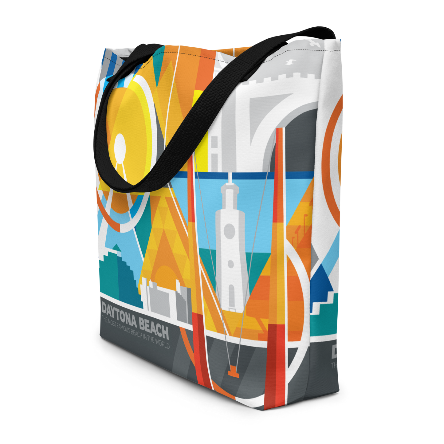 Huntington Beach Tote Bag - Abstract