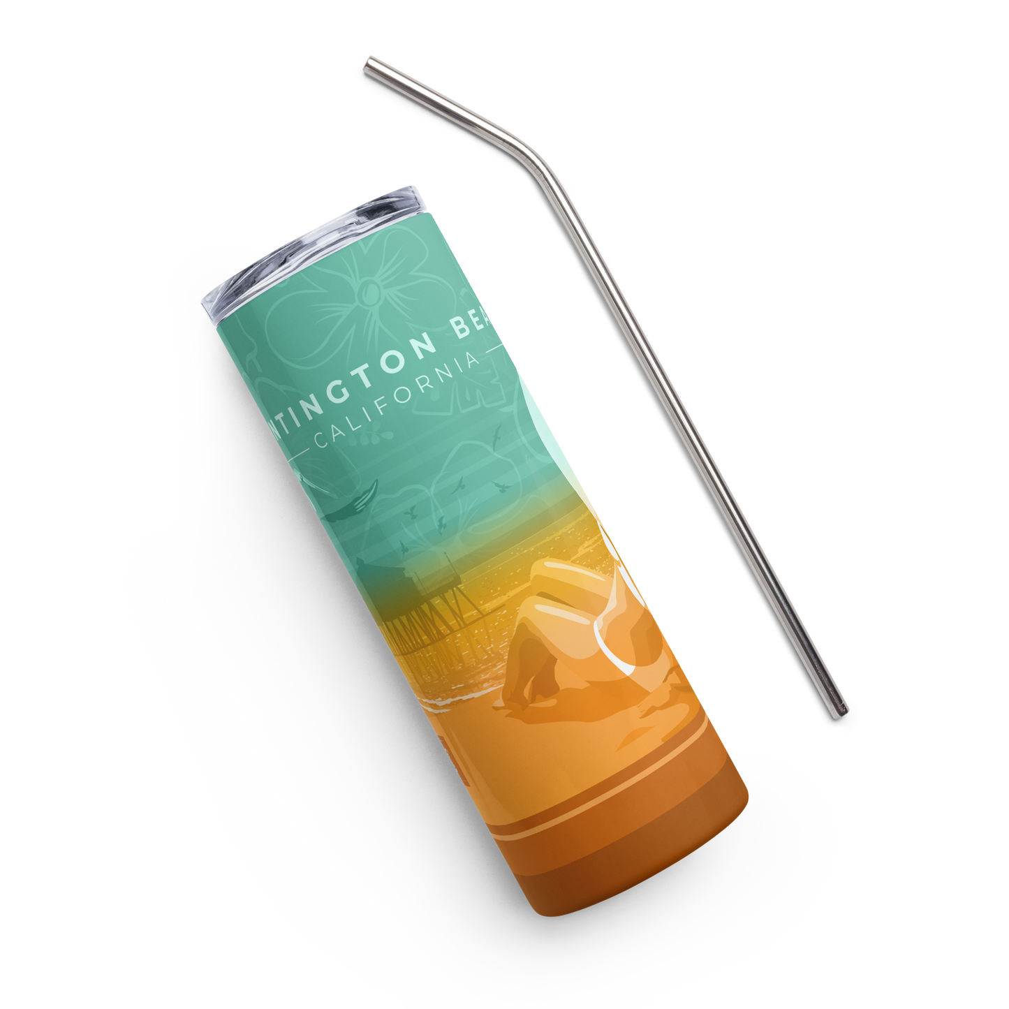 Huntington Beach Tumbler - Aqua