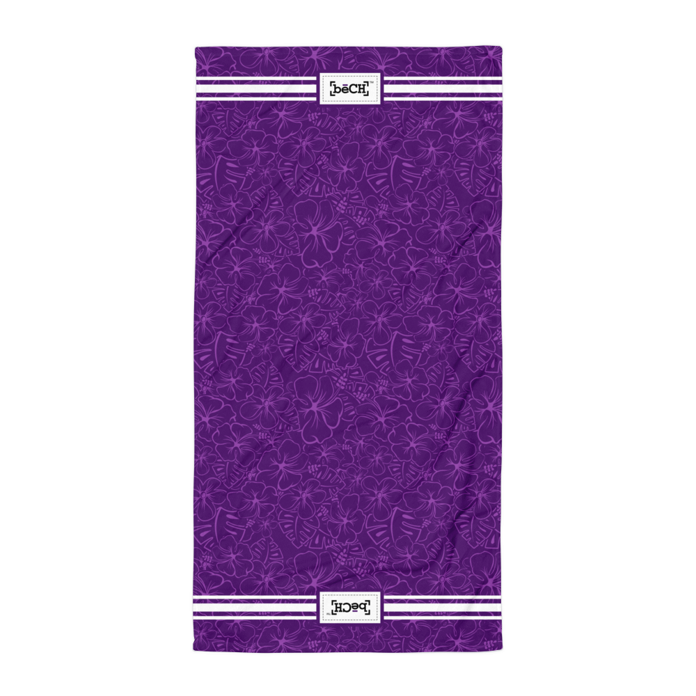 Purple Heather Beach Towel