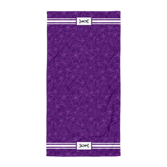 Purple Heather Beach Towel