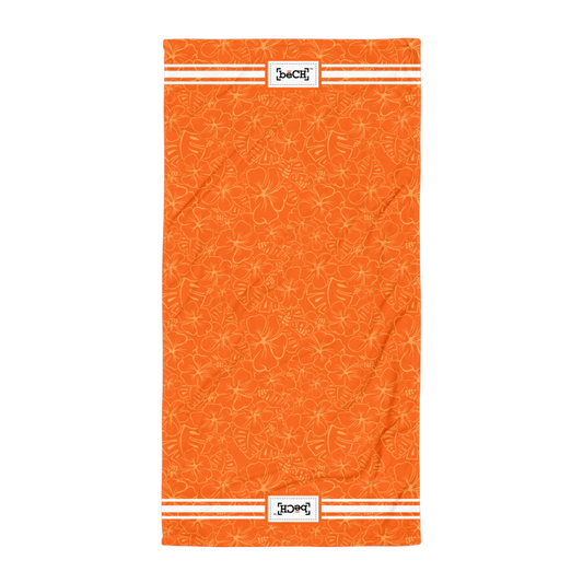 Sunrise Orange Beach Towel