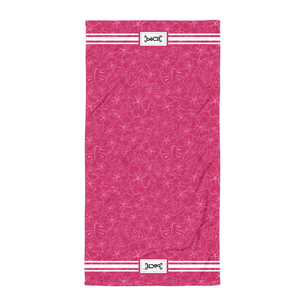 Sunset Pink Beach Towel