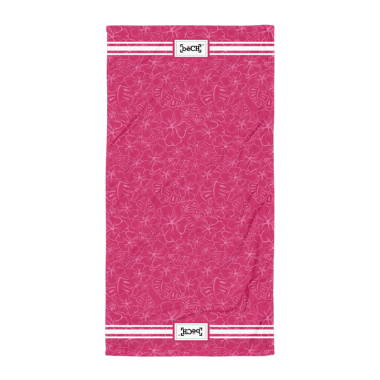 Sunset Pink Beach Towel