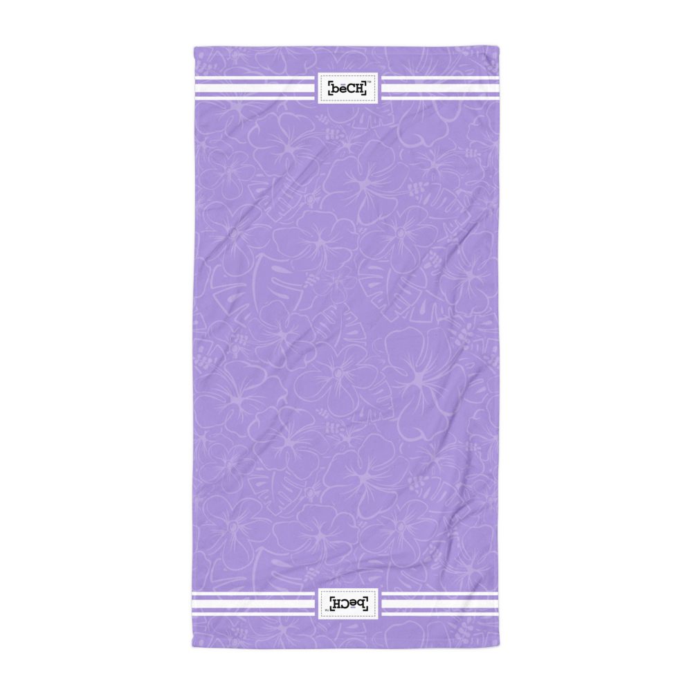 Lavender Orchid Beach Towel