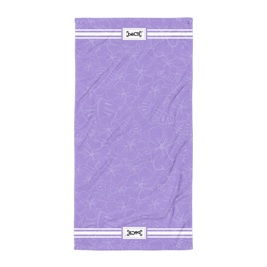 Lavender Orchid Beach Towel