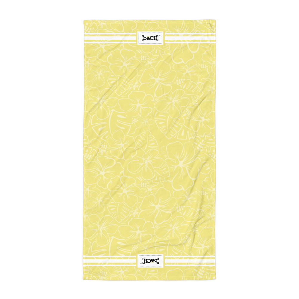 Lemonade Yellow Beach Towel