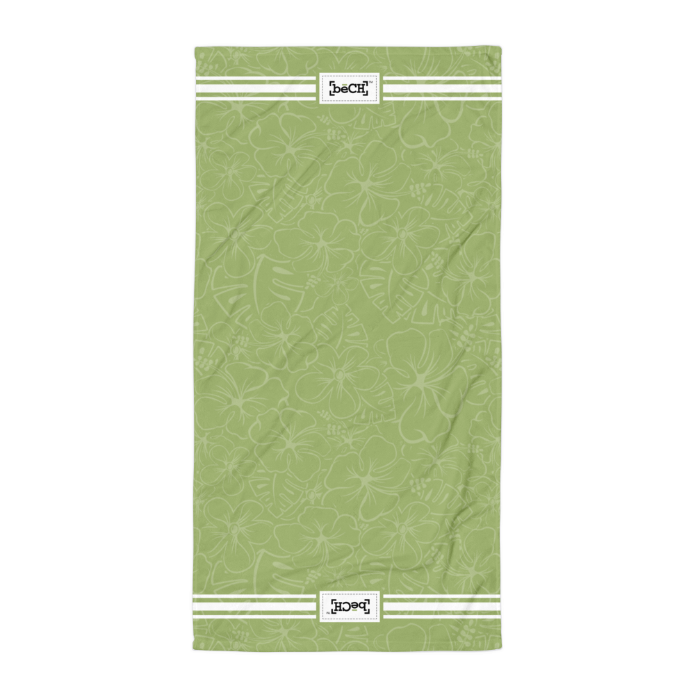 Mahana Beach Green Beach Towel