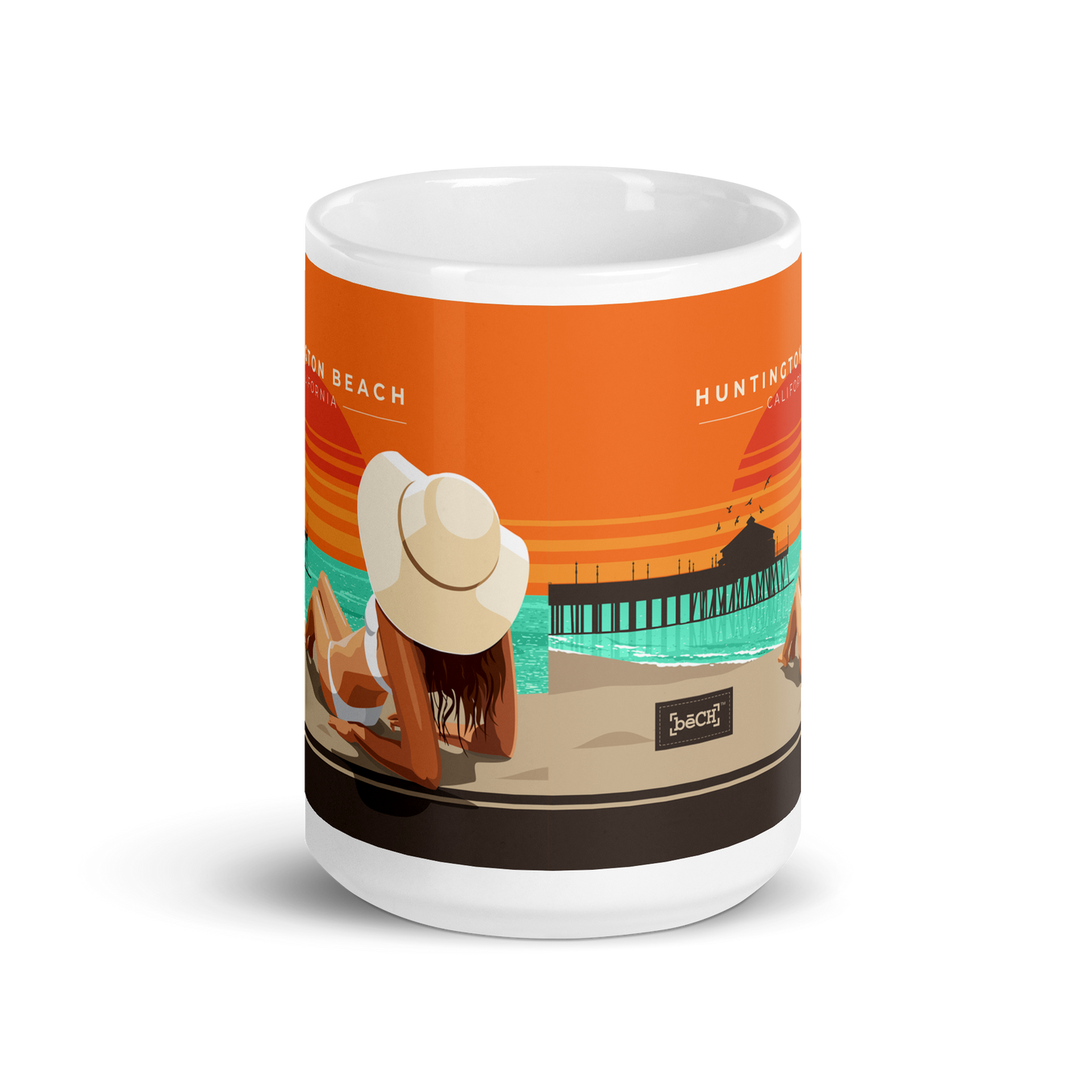 Huntington Beach Mug - Orange