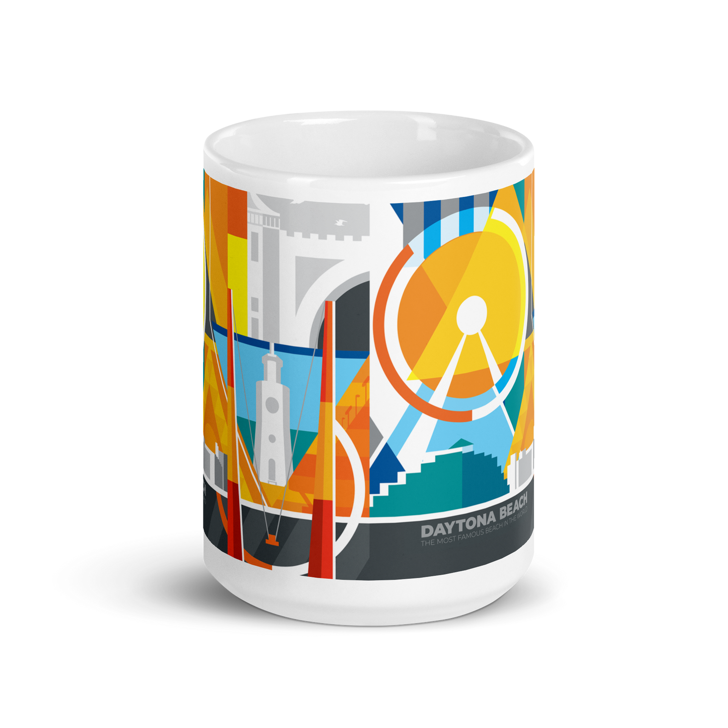 Daytona Beach Mug - Abstract