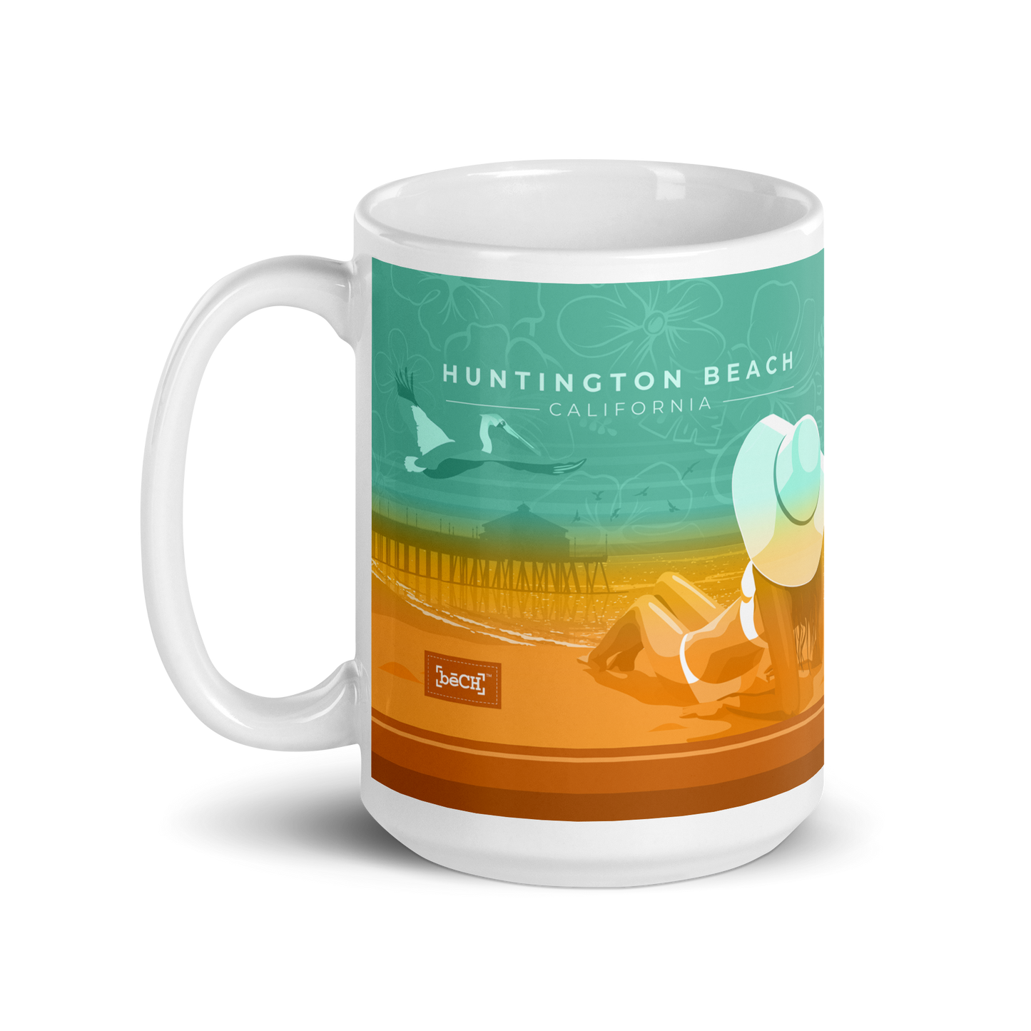 Huntington Beach Mug - Aqua