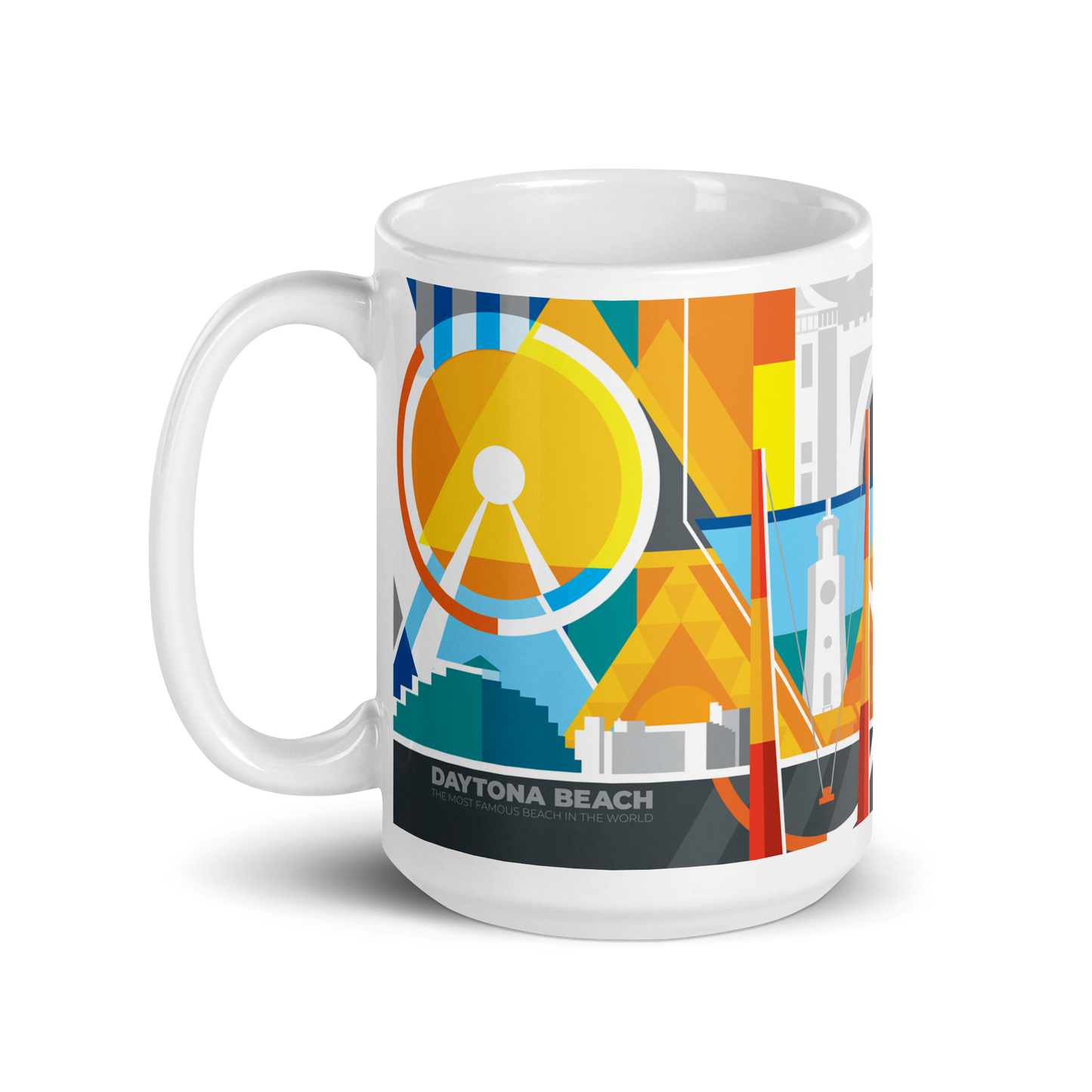 Daytona Beach Mug - Abstract