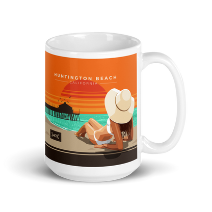 Huntington Beach Mug - Orange