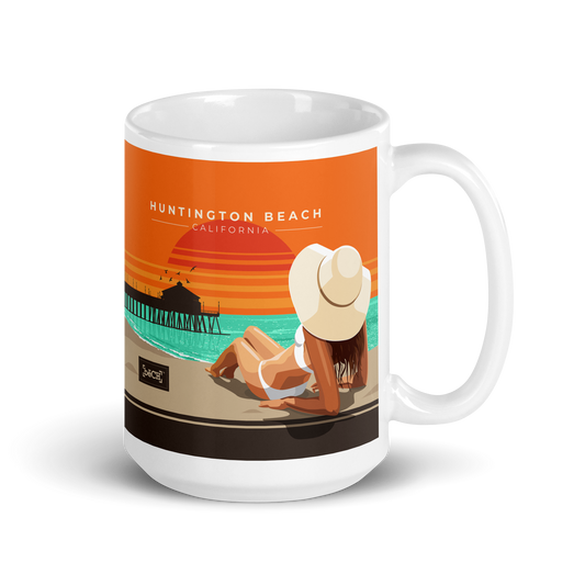 Huntington Beach Mug - Orange