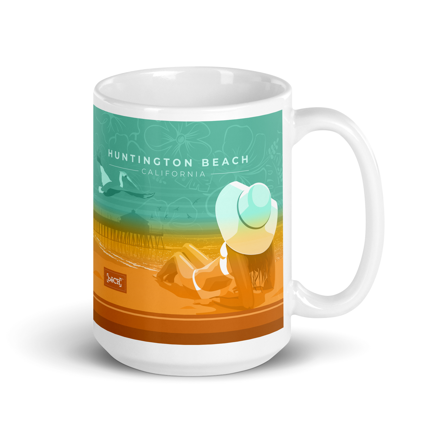 Huntington Beach Mug - Aqua