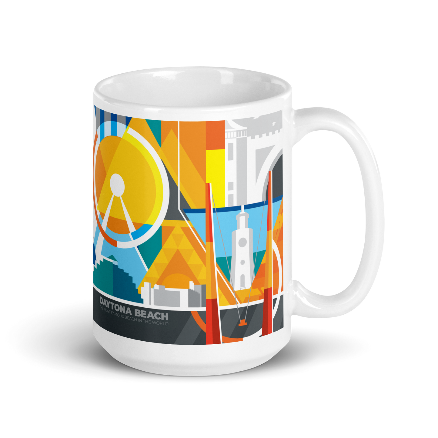 Daytona Beach Mug - Abstract