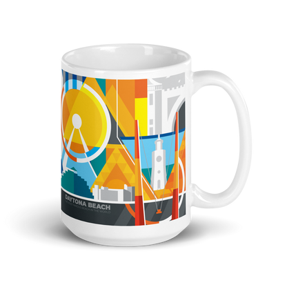 Daytona Beach Mug - Abstract